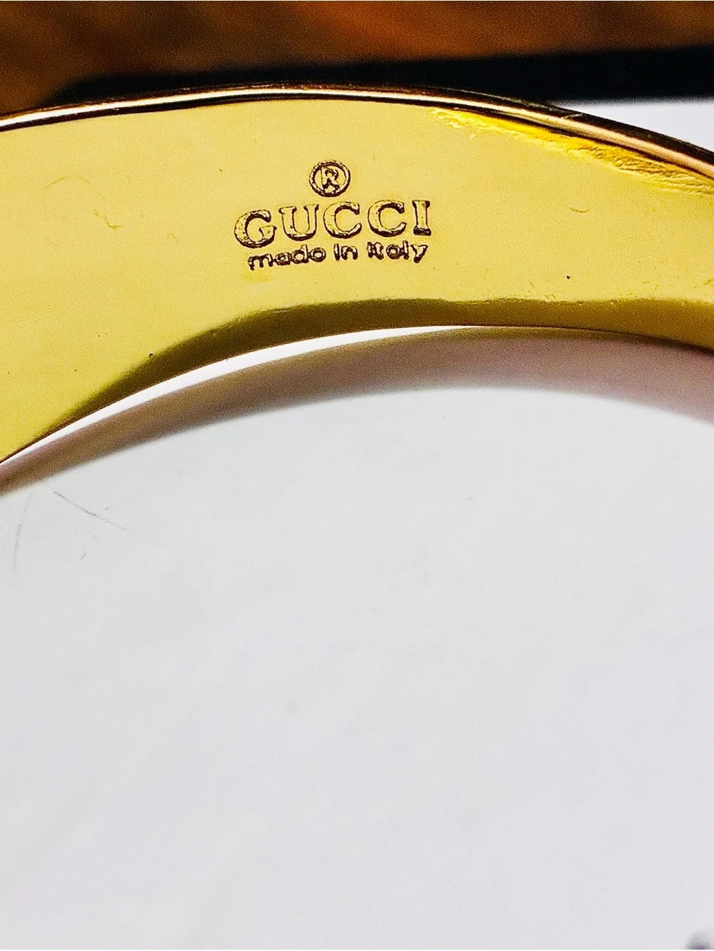 Gold Interlocking Double G Cuff Bracelet